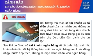 Cảnh báo tin tặc tấn công điện thoại qua số tài khoản ngân hàng